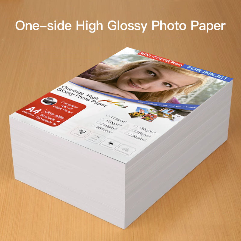High-Gloss Photo Paper – Inkjet Printer – A4 – 240 g/m² – 50 sheets