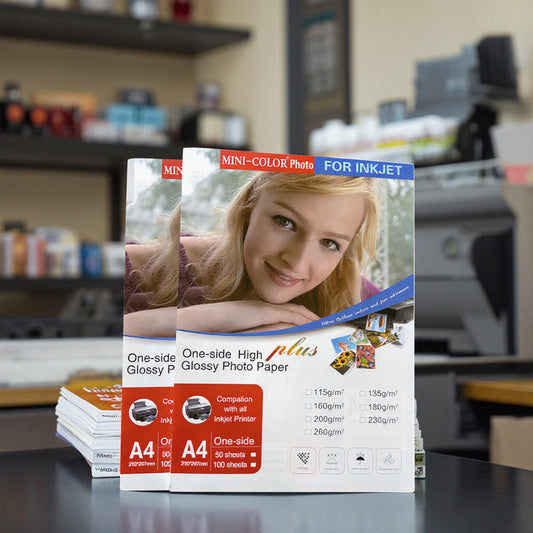 High-Gloss Photo Paper – Inkjet Printer – A4 – 240 g/m² – 50 sheets
