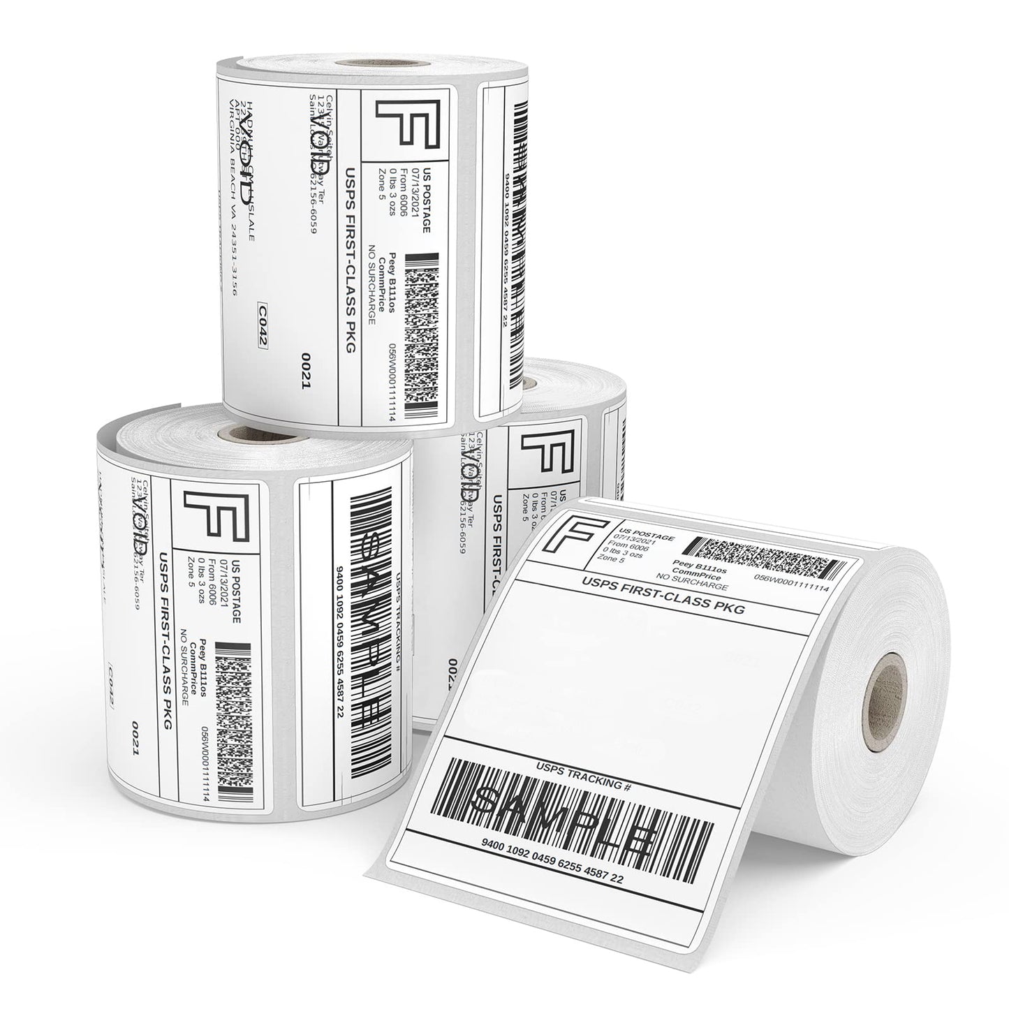 Thermal Labels on a Roll – 500 Labels – 10x15 cm – Self-Adhesive – BPA-free