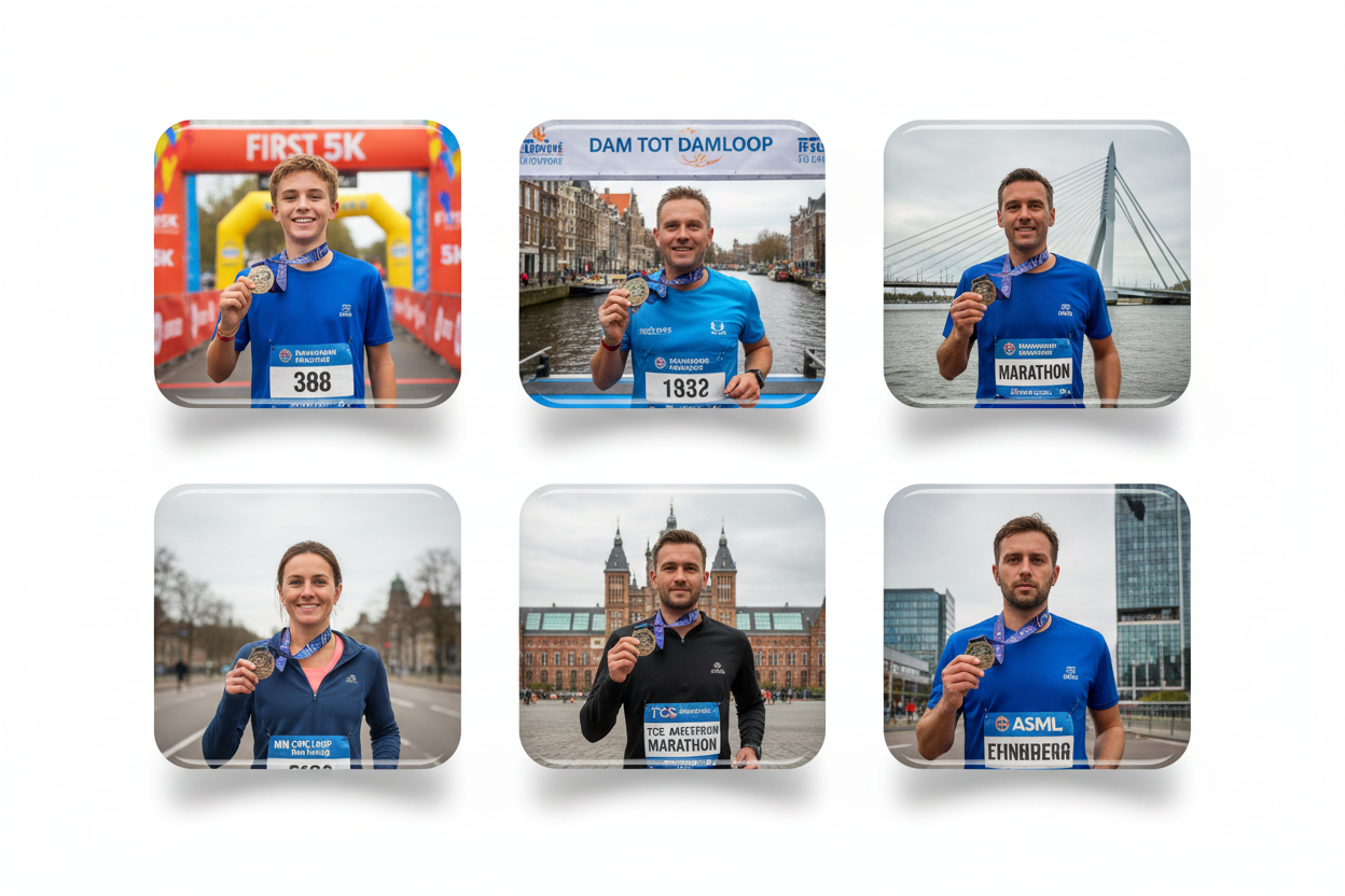 Hardloop Mijlpaal Magneten